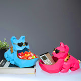 Statues de chien bulldog design