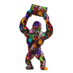 Statue tonneau gorille