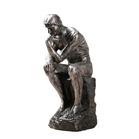 Statuette Rodin Argenté décoration