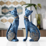 Statuette chat contemporain design