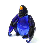 Statuette de gorille en verre souffle