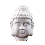 Visage bouddha blanc