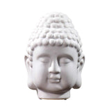 Visage bouddha blanc