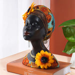 femme statue africaine décoration