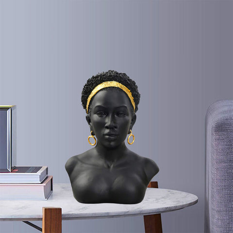 statue africaine buste femme