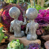 statue alien décoration jardin