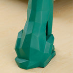 statuette doberman verte